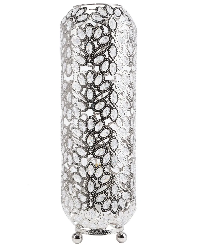 Moroccan Lantern Standing Lamp Prateado VOLTA