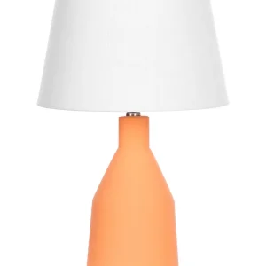 Abajur de Mesa Ceramic Table Lamp Alaranjado LAMBRE