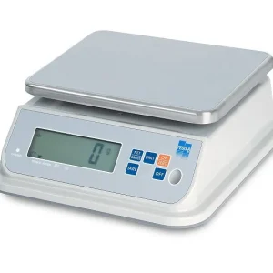 Balanç de mesa PESOLA IP68 à prova d'água 6kg, graduação 1g, CE, RoHS, PTS6K-IP Vidro Soprado
