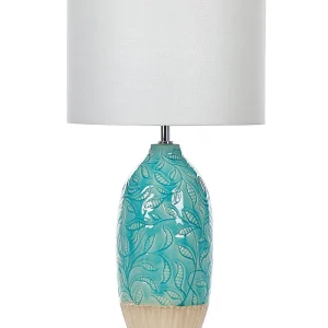 Ceramic Table Lamp Azul-turquesa ATABA
