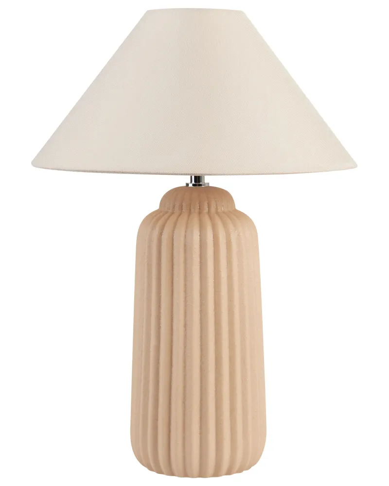 Ceramic Table Lamp Bege claro NURIA
