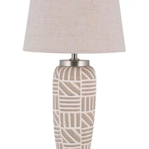 Ceramic Table Lamp Bege claro TRAISEN