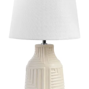Ceramic Table Lamp Beige OZAMA