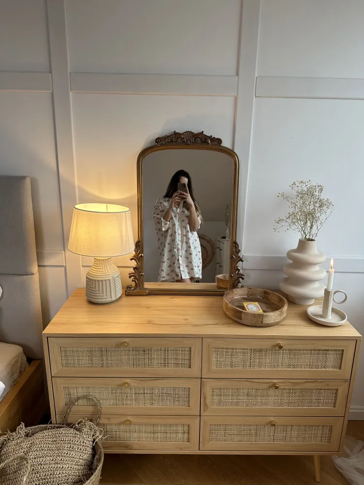 Ceramic Table Lamp Beige OZAMA