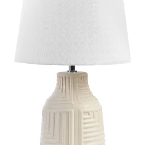 Ceramic Table Lamp Beige OZAMA