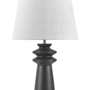 Ceramic Table Lamp Black MORANT