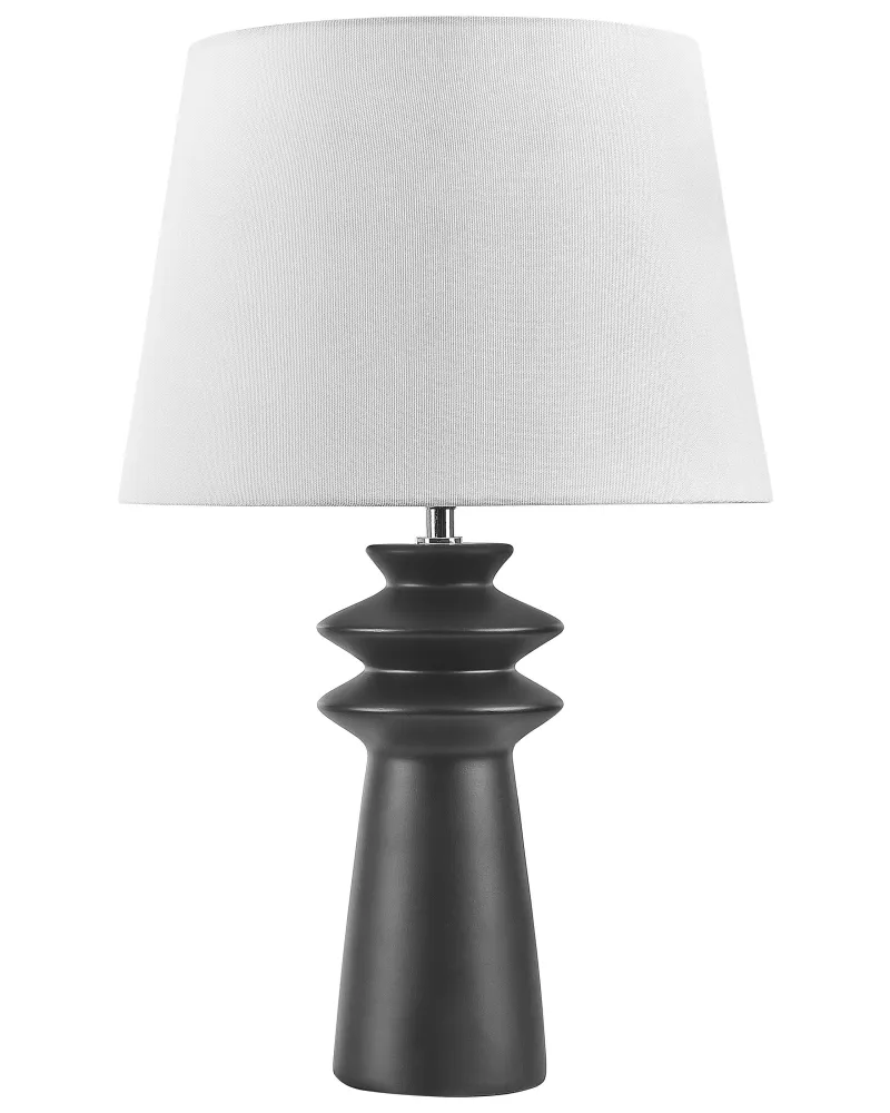 Ceramic Table Lamp Black MORANT