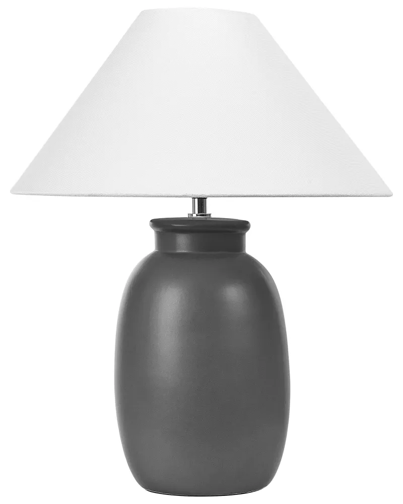 Ceramic Table Lamp Black PATILLAS