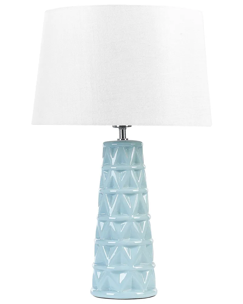 Ceramic Table Lamp Blue VINCES