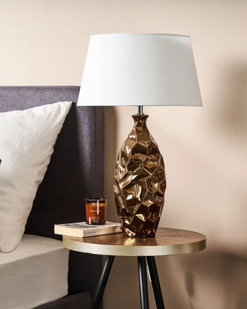 Ceramic Table Lamp Copper TORI