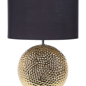 Ceramic Table Lamp Gold NASVA