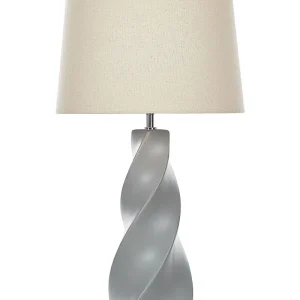 Ceramic Table Lamp Grey BELAYA
