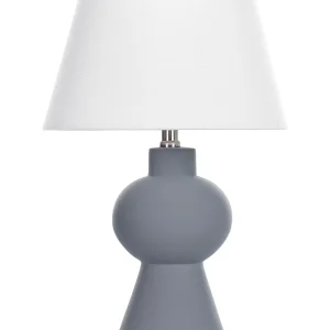 Ceramic Table Lamp Grey FABILOS