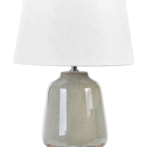 Ceramic Table Lamp Grey FAJARDO