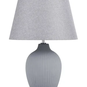 Ceramic Table Lamp Grey FERGUS