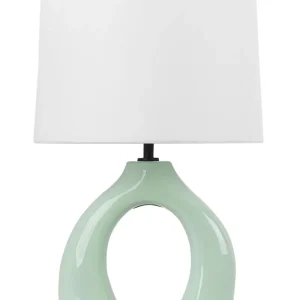 Ceramic Table Lamp Light Green ABBIE