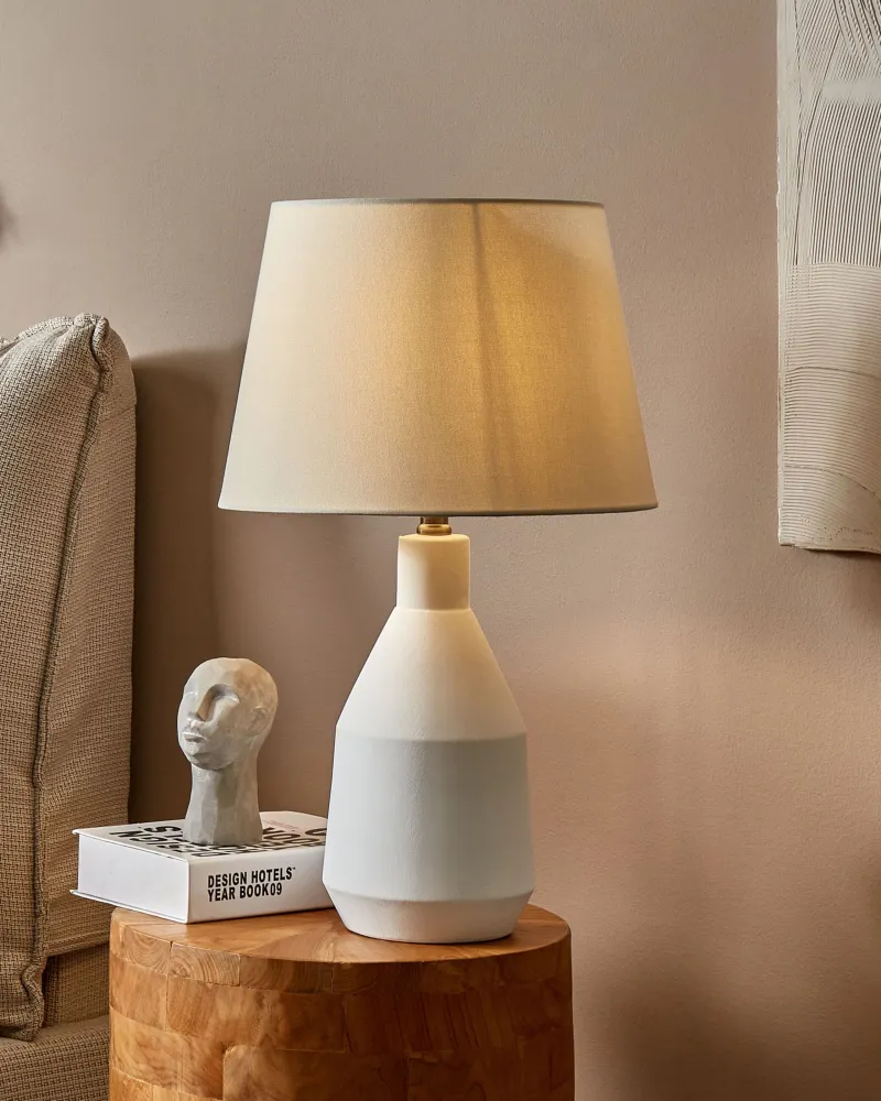 Ceramic Table Lamp Marfim LAMBRE