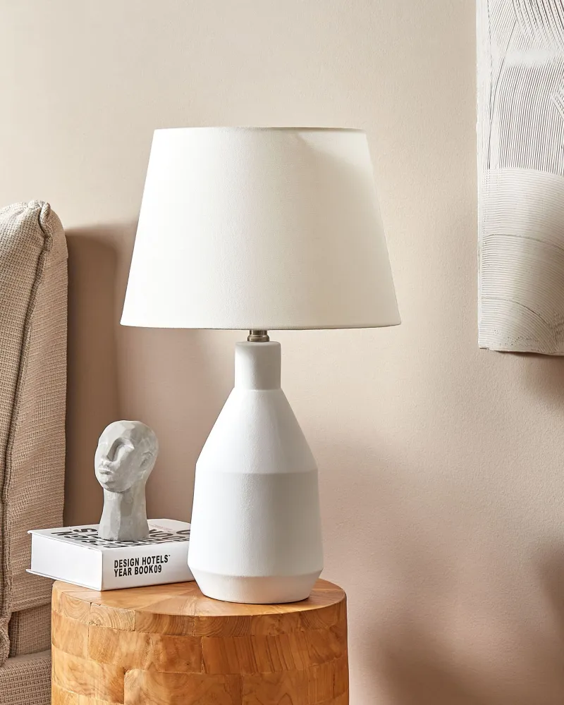 Ceramic Table Lamp Marfim LAMBRE