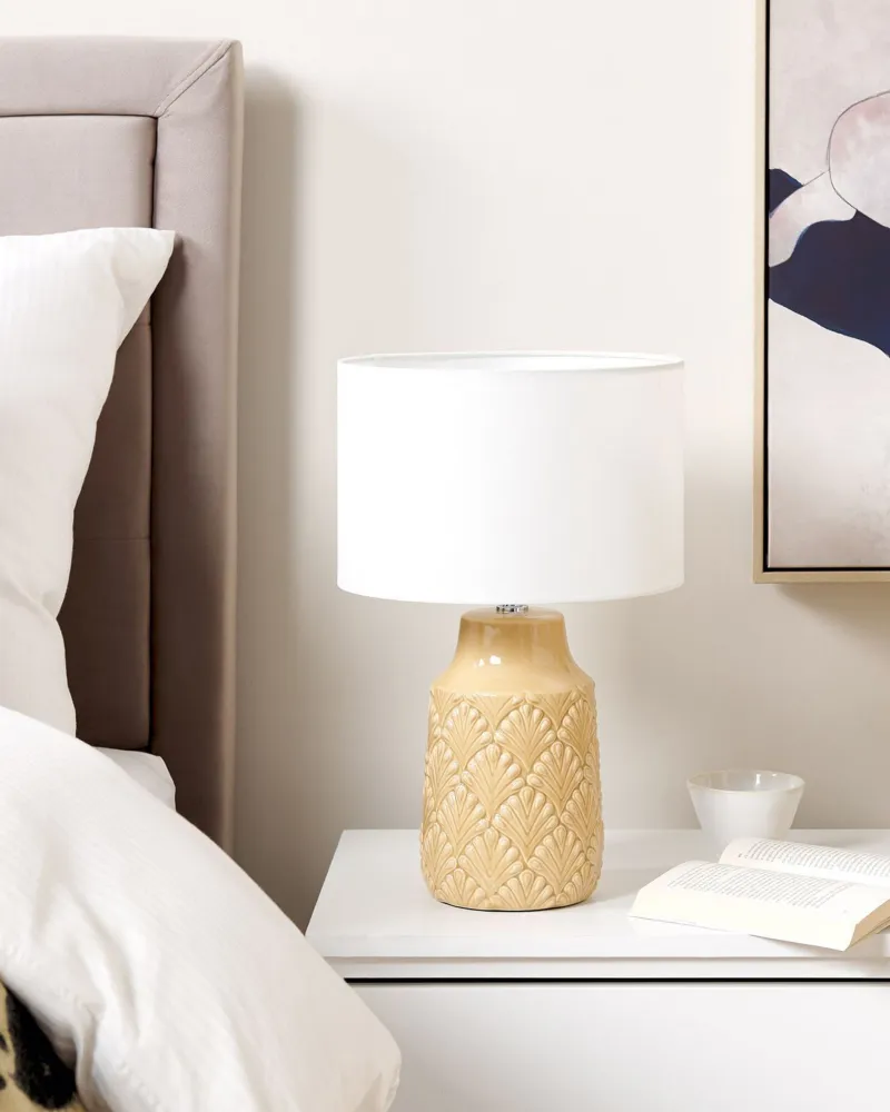 Ceramic Table Lamp Orange BALAO
