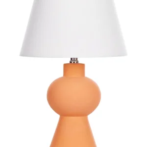 Ceramic Table Lamp Orange FABILOS