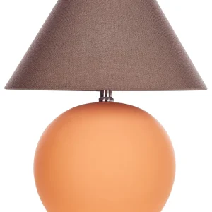 Ceramic Table Lamp Orange LIMIA