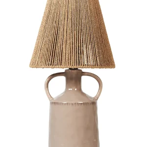 Ceramic Table Lamp Taupe LARISSOS