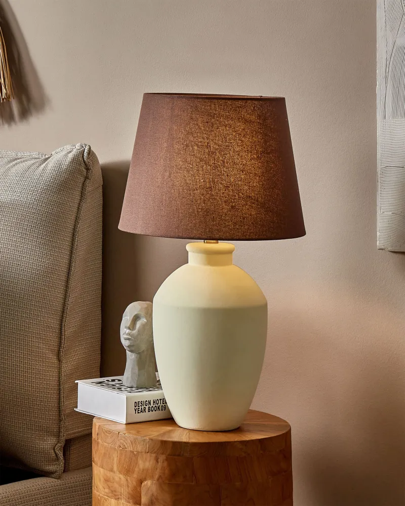 Ceramic Table Lamp White ARCOS