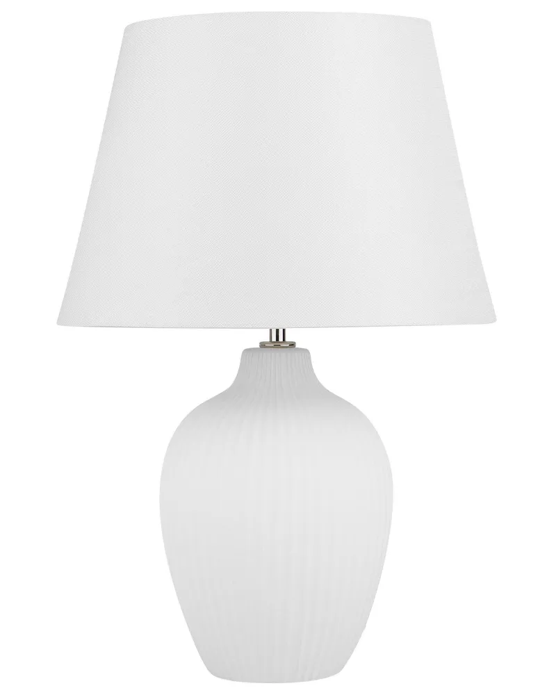 Ceramic Table Lamp White FERGUS