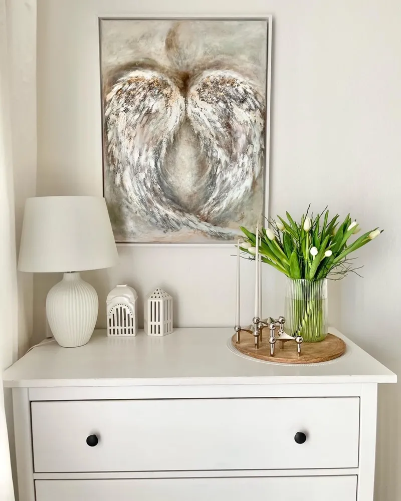 Ceramic Table Lamp White FERGUS