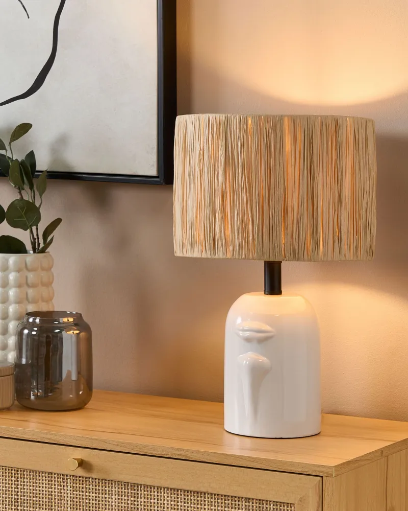 Ceramic Table Lamp White JUBONES