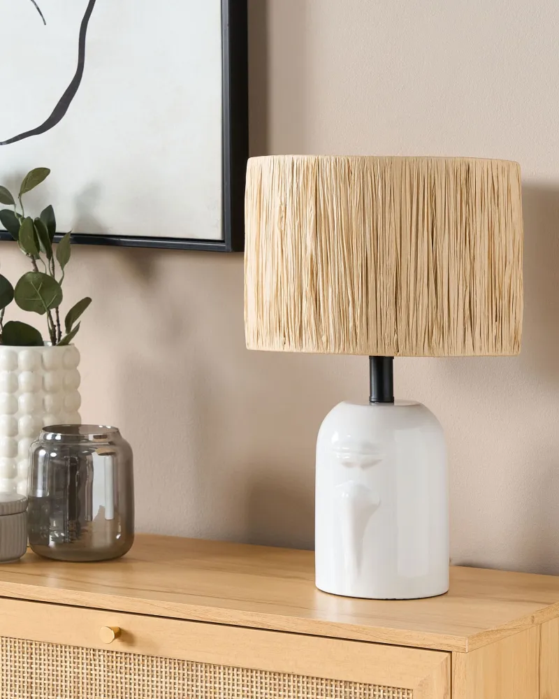Ceramic Table Lamp White JUBONES