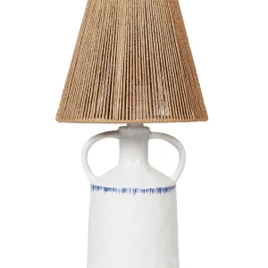 Ceramic Table Lamp White LARISSOS