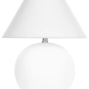 Ceramic Table Lamp White LIMIA