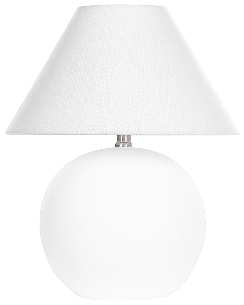 Ceramic Table Lamp White LIMIA