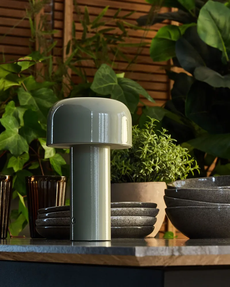 Conexão livre Metal Table Lamp Grey BESOS