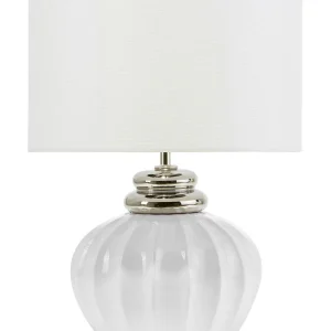 Dicroica de Embutir Ceramic Table Lamp Marfim NERIS