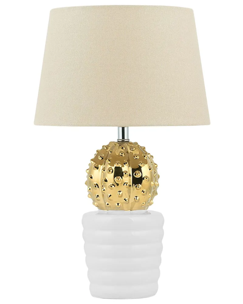 Filamento Edison Vintage Table Lamp Gold and Marfim VELISE