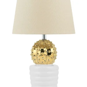 Filamento Edison Vintage Table Lamp Gold and Marfim VELISE