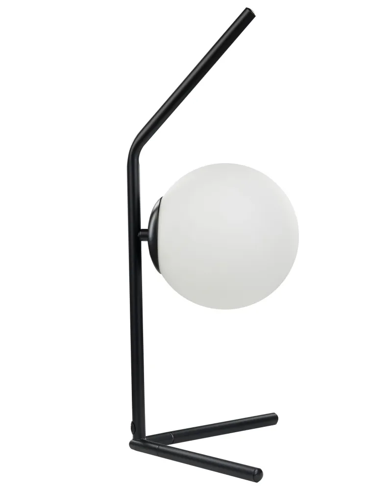 Glass Table Lamp 47 cm Black WAPITI