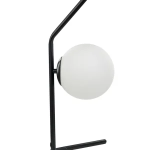 Glass Table Lamp 47 cm Black WAPITI