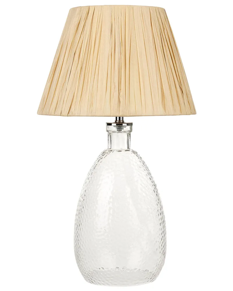 Glass Table Lamp Visível BLANCO com Controle de Intensidade