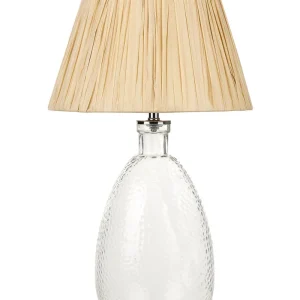 Glass Table Lamp Visível BLANCO com Controle de Intensidade