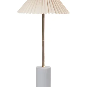 Linen Table Lamp Beige BALUARTE
