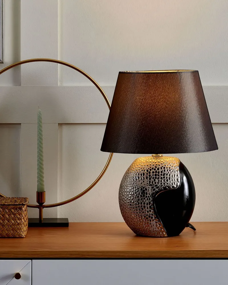 Lâmpada de Cristal Ceramic Table Lamp Brilhante ARGUN
