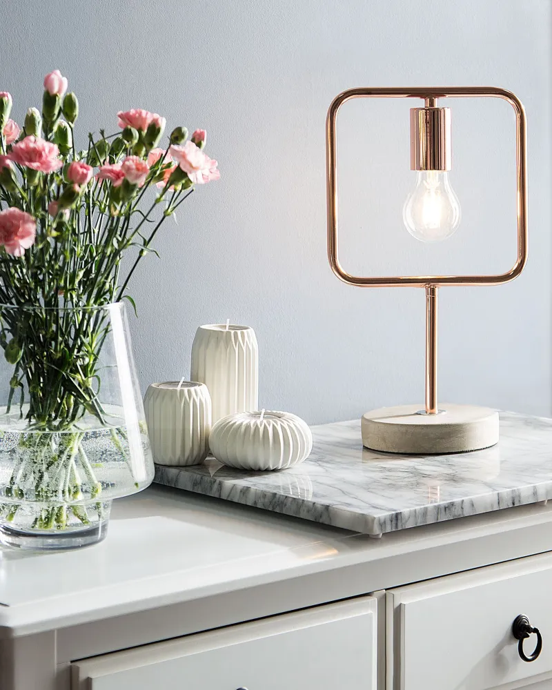 Metal Table Lamp Cobre MUNDO