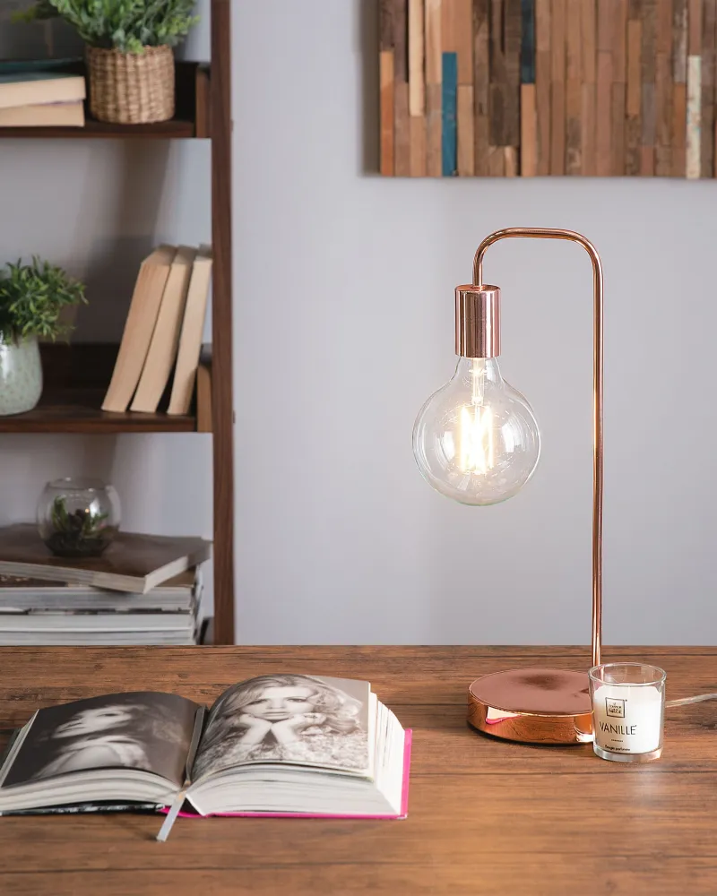 Metal Table Lamp Copper SAVENA