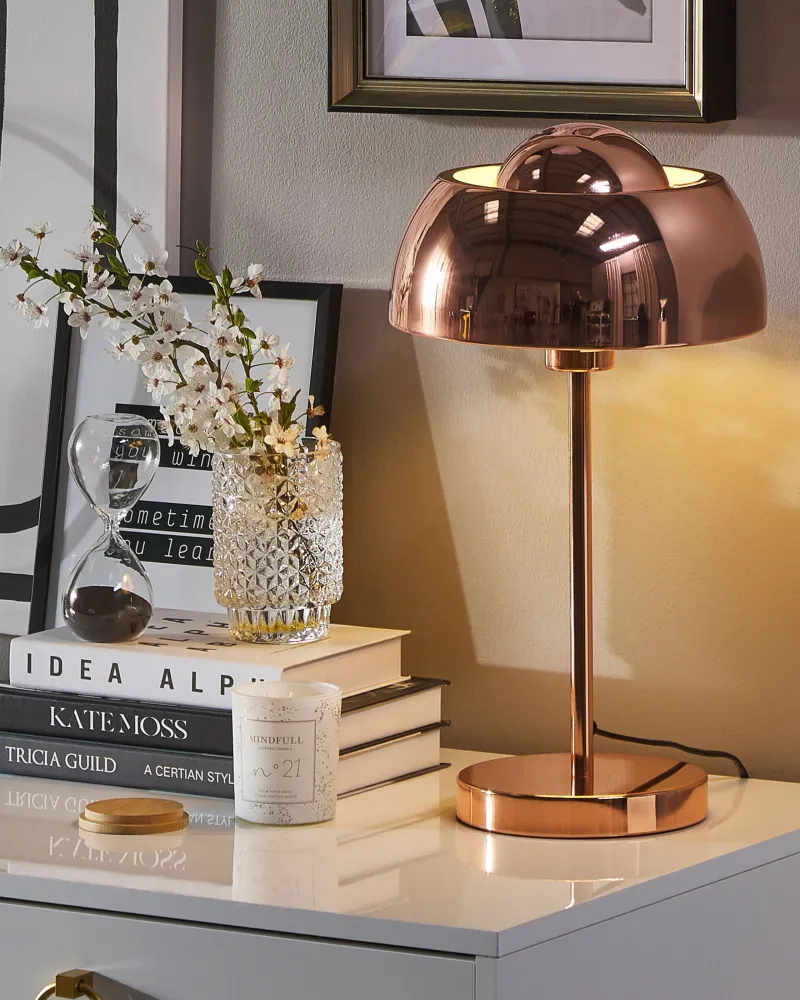 Metal Table Lamp Copper SENETTE