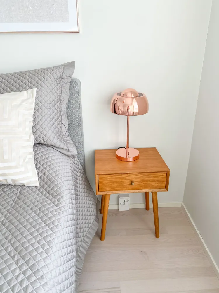 Metal Table Lamp Copper SENETTE