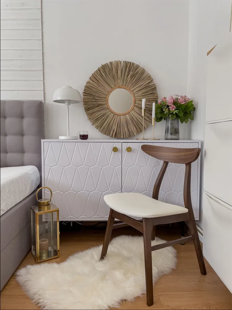 Metal Table Lamp White SENETTE