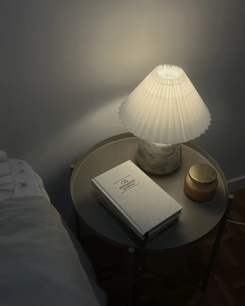 Set 2 Ceramic Table Lamps Marfim ZEYI E27 - 806 Lúmens